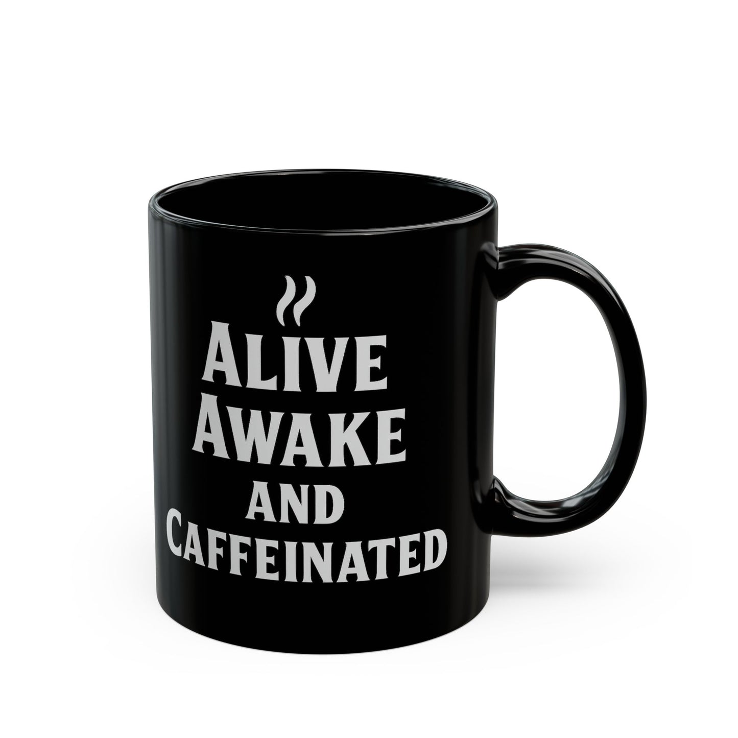 Iconic Alive, Awake, and Caffeinated Mug (11oz)