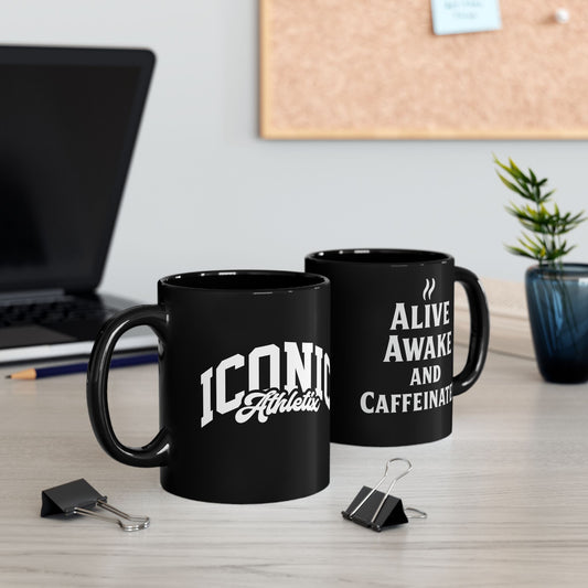 Iconic Alive, Awake, and Caffeinated Mug (11oz)