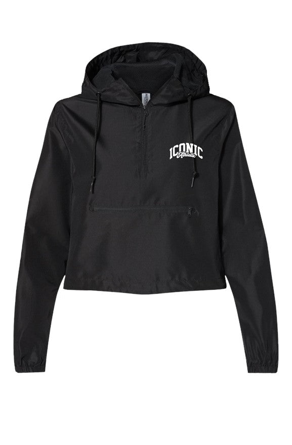 Lightweight Pullover Crop Windbreaker