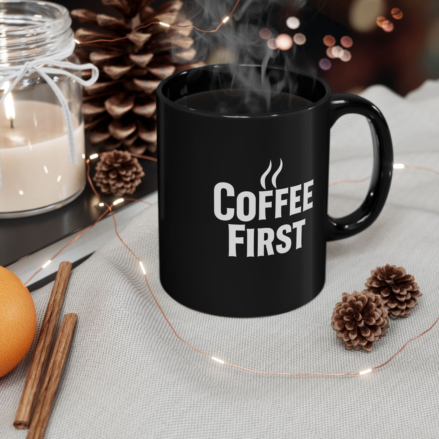 Iconic Coffee First Mug (11oz)