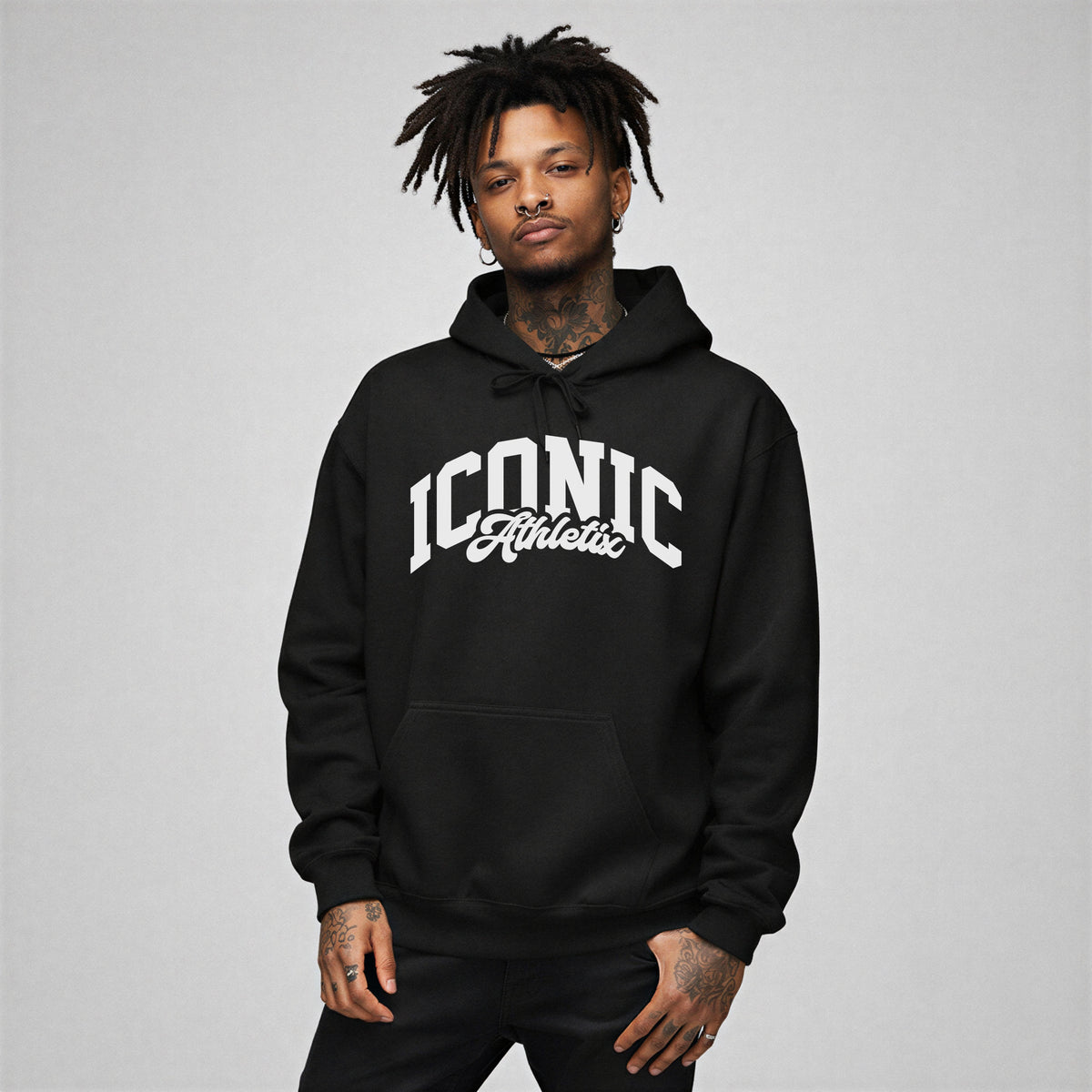 Iconic Athletix Logo Unisex Hoodie