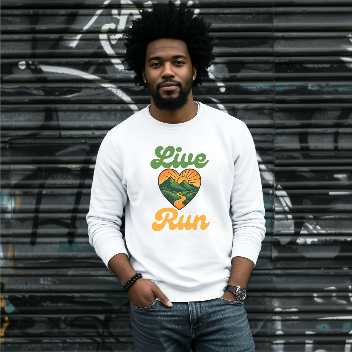Live Love Run Unisex Sweatshirt