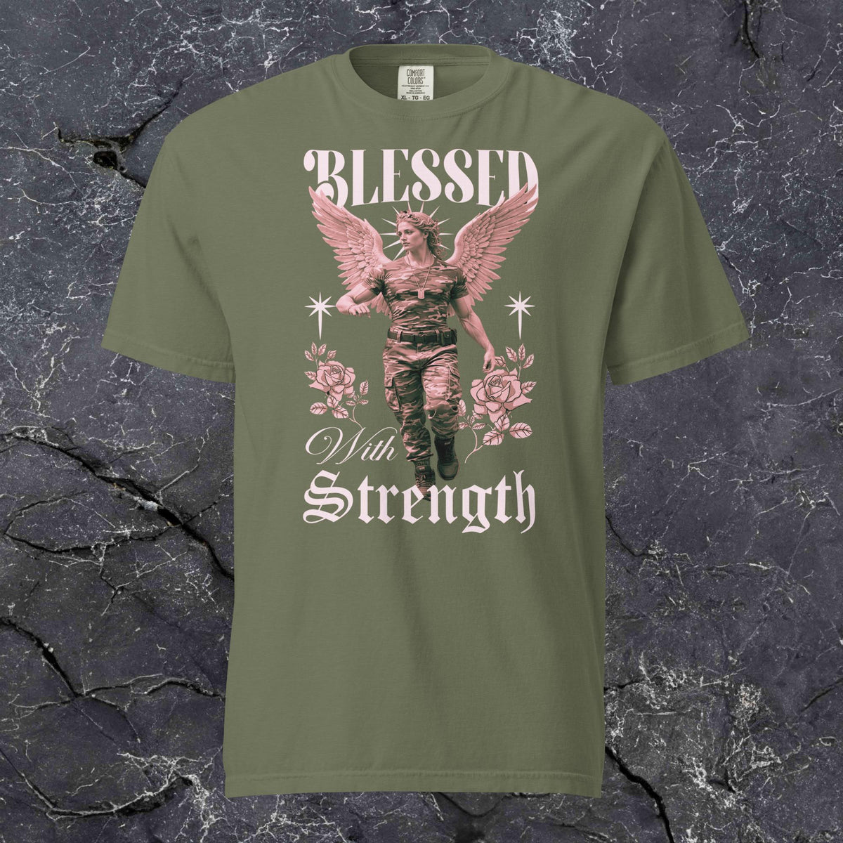 Blessed With Strength – Vintage Heavyweight Tee
