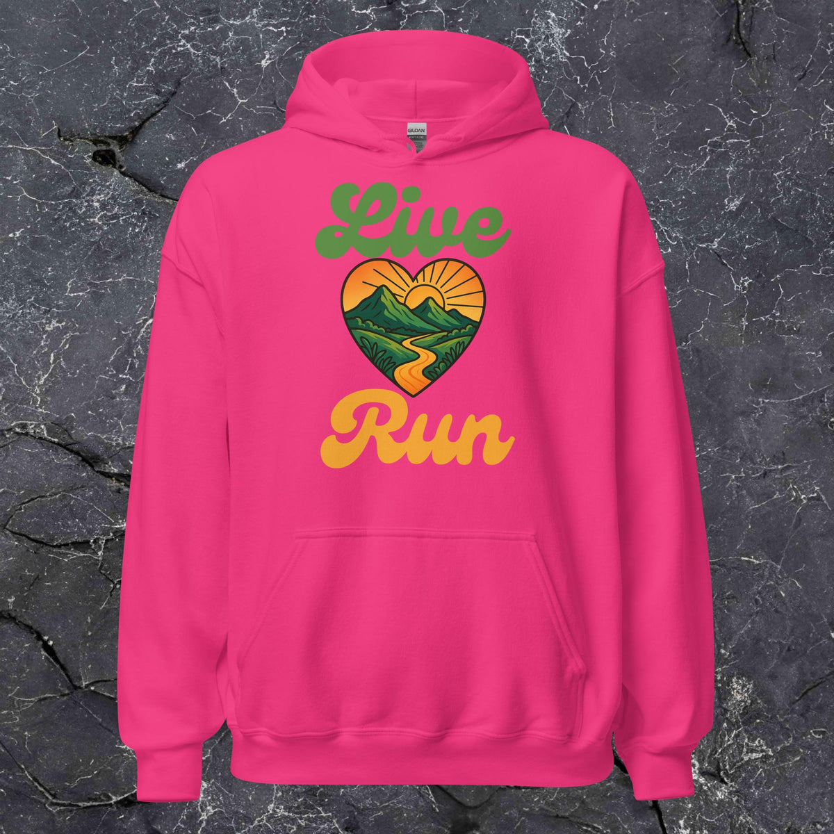 Live Love Run Unisex Hoodie