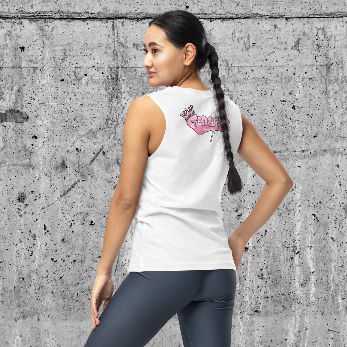 Womans Fearless Muscle Shirt